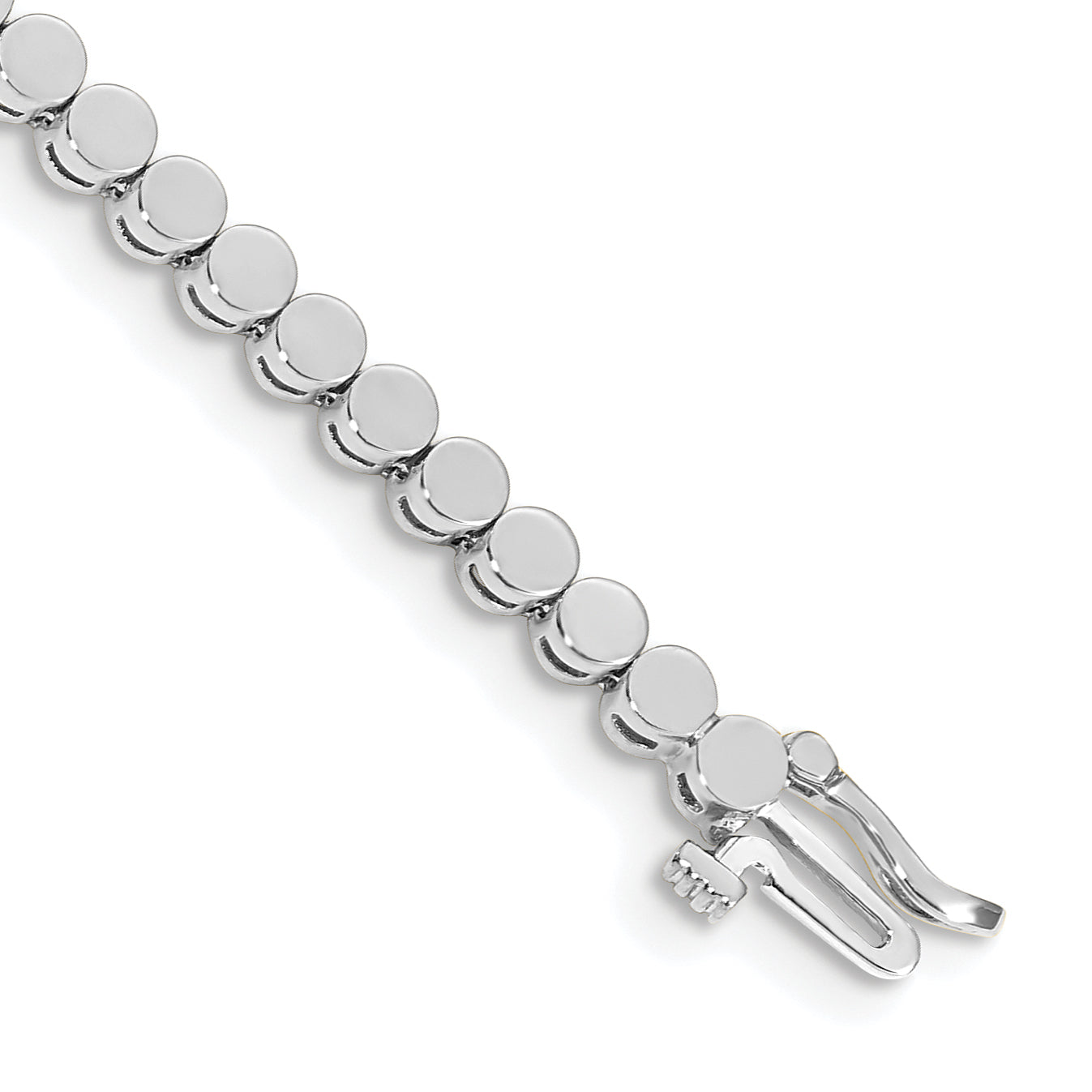 14k WG Holds 52 Stones up to 2.25mm Add-A-Diamond Bracelet Main image