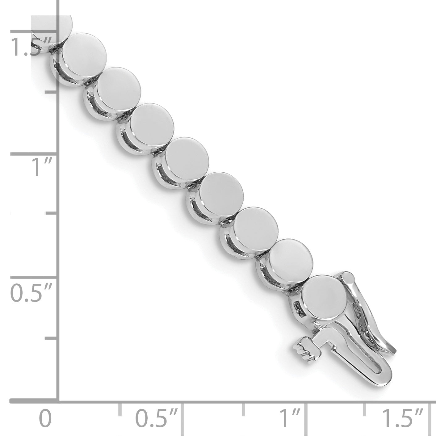 14k WG Holds 35 Stones up to 3.5mm, Add-A-Diamond Bracelet