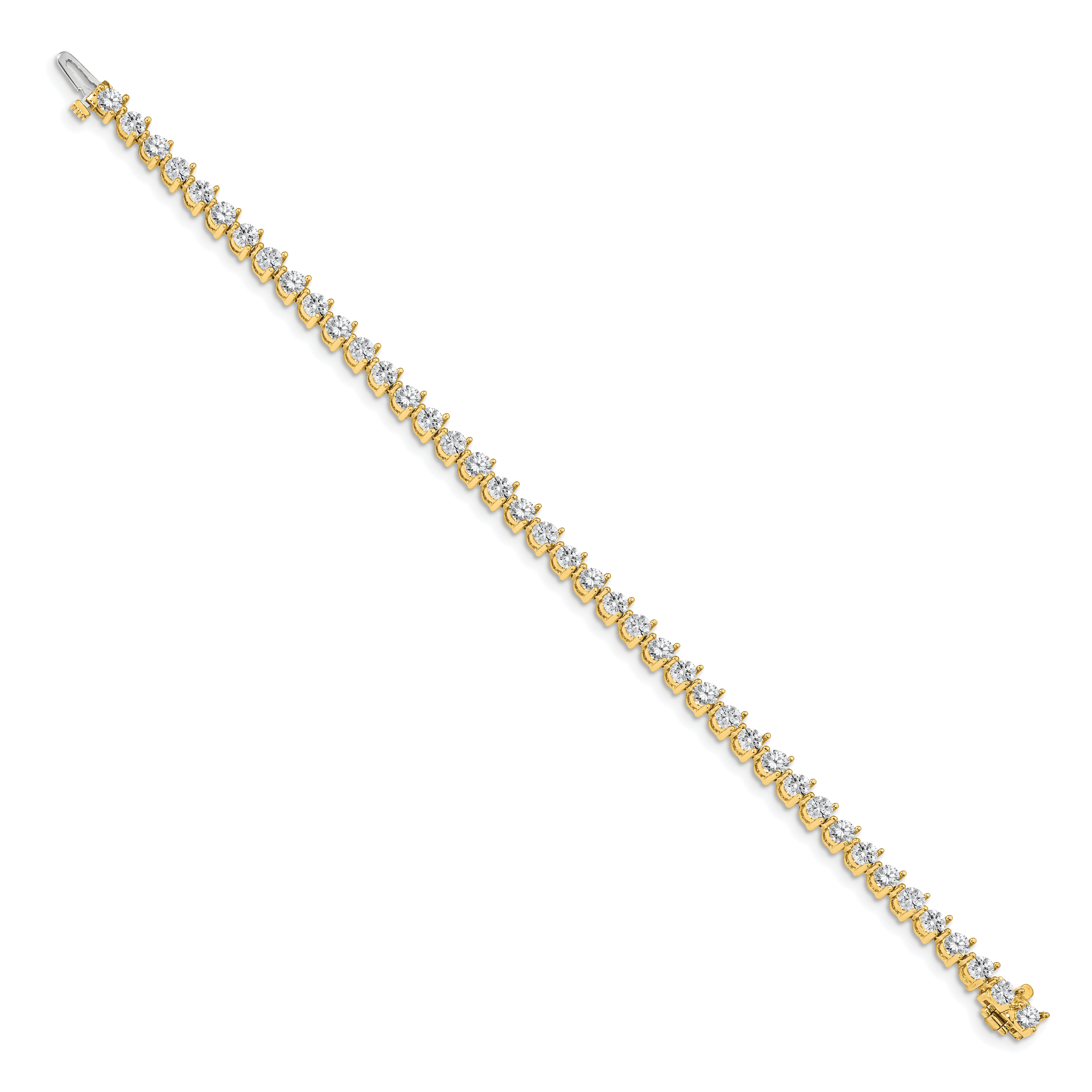 14k AA Diamond Tennis Bracelet Secondary image