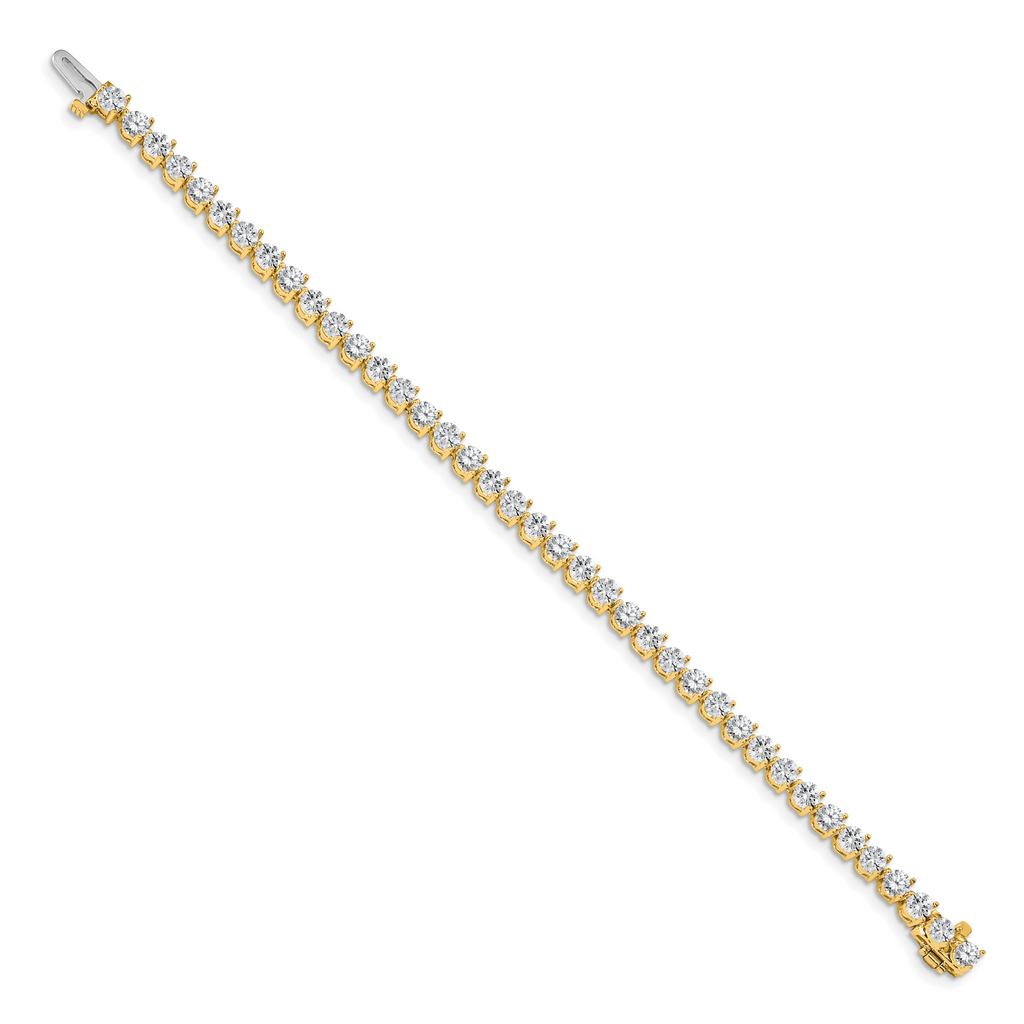 14k AA Diamond Tennis Bracelet