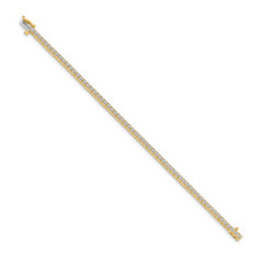 14k AA Diamond Tennis Bracelet - 7