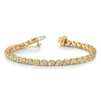 14k AA Diamond Tennis Bracelet