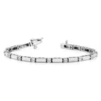 14k White Gold AA Diamond Tennis Bracelet