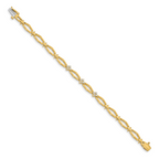 14k AA Diamond Fancy Bracelet