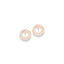 14K 8-9mm Pink Button FW Cultured Pearl Stud Post Earrings