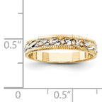 14k Ladies Band (Trio) Mounting (No Stone Included)
