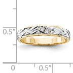 14k Ladies Band (Trio) Mounting (No Stone Included)