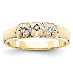 14K Ladies Band (Trio) Mounting