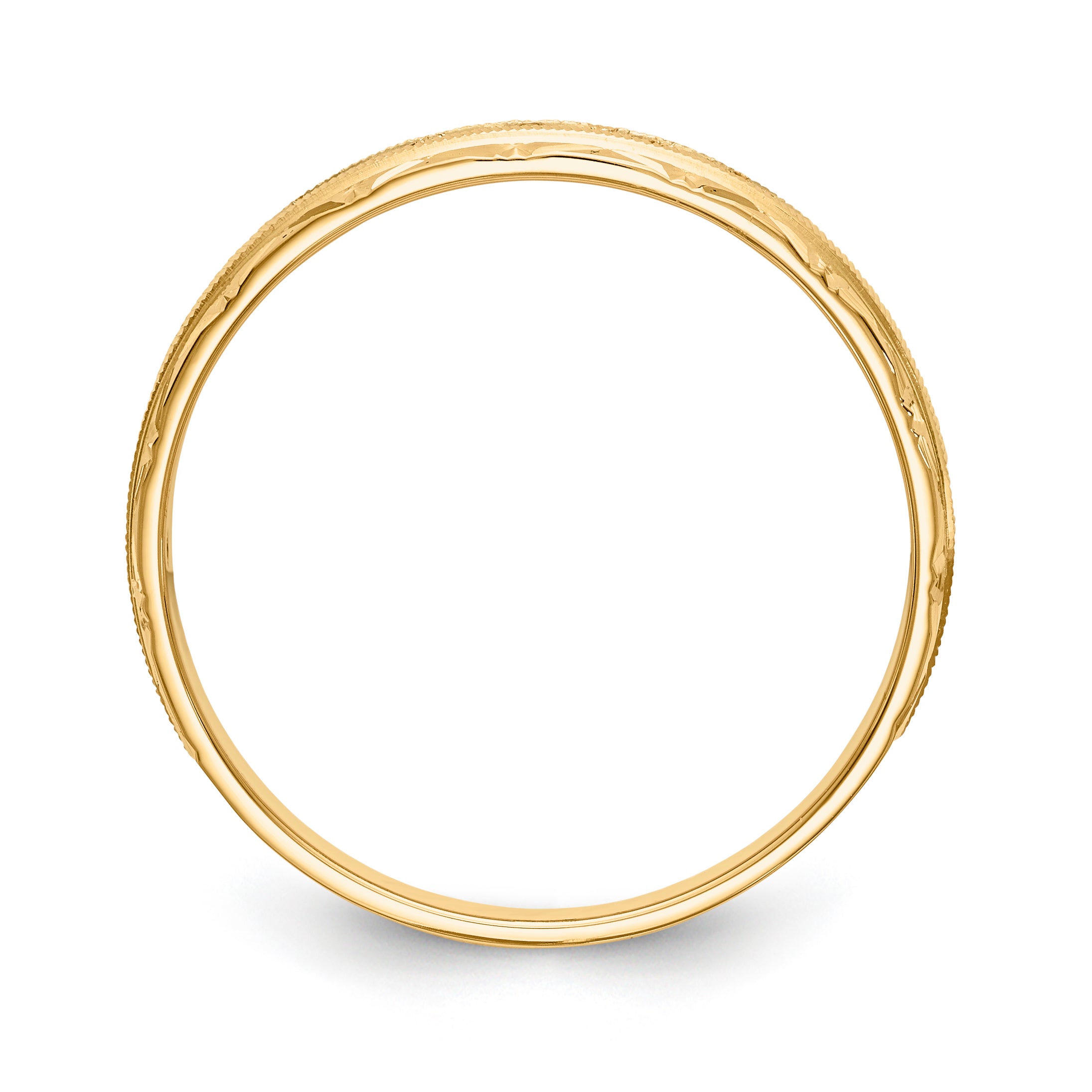14k AA Quality 1/20 carat Diamond Trio Mens Complete Wedding Band Secondary image