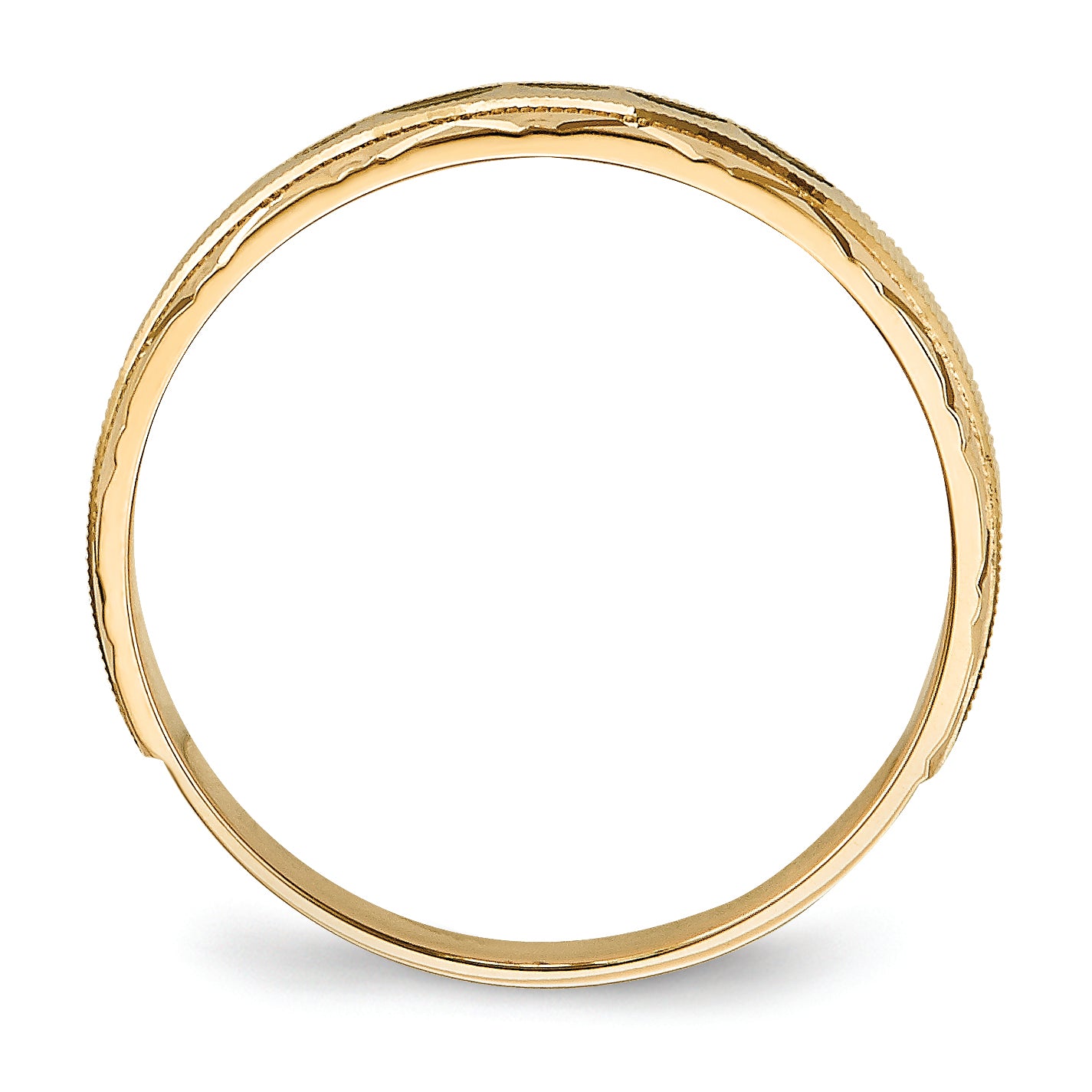 14k Men's Band (Trio) Mounting (No Stone Included) Secondary image