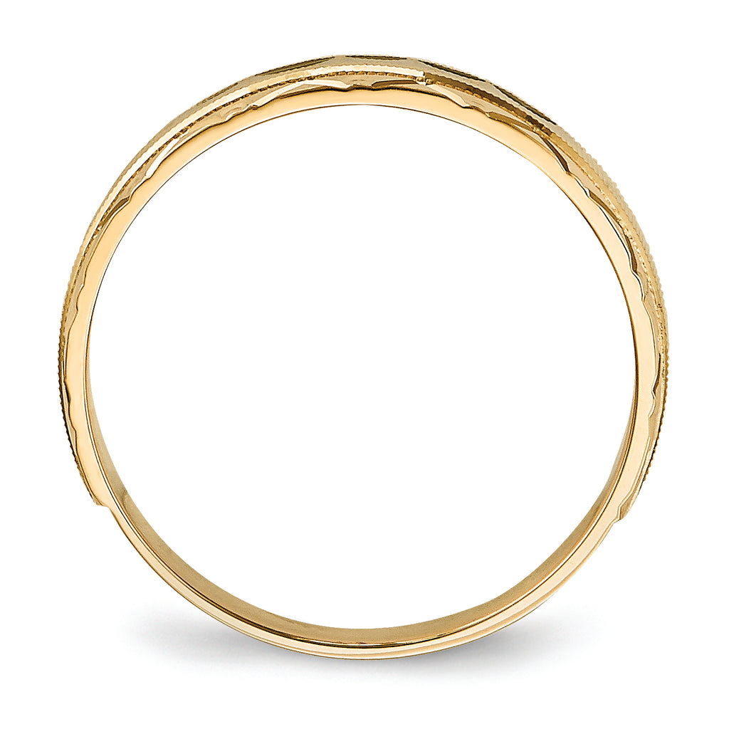 14k Men's Band (Trio) Mounting (No Stone Included)