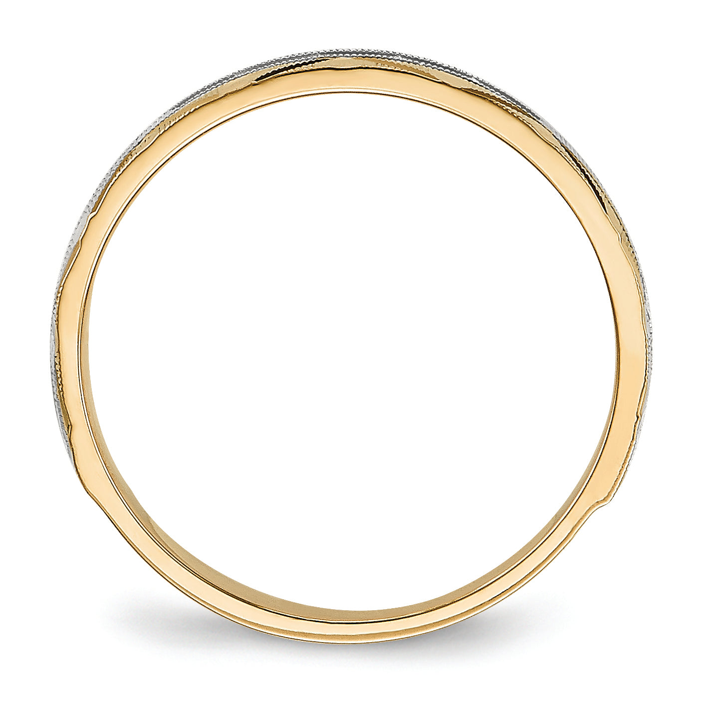 14k Men's Band (Trio) Mounting (No Stone Included) Secondary image