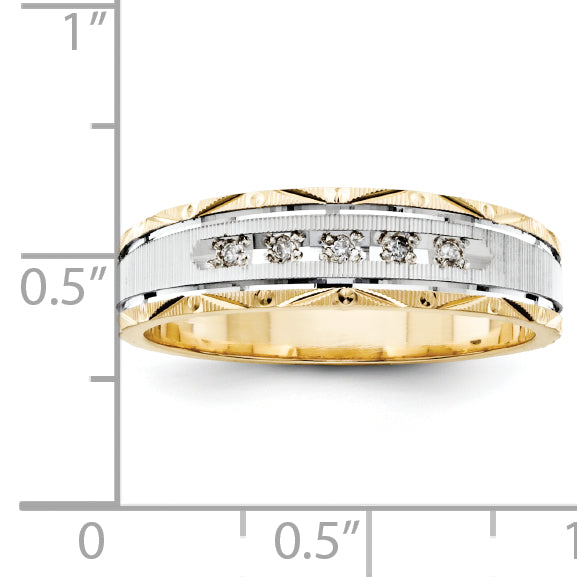 14k Men's Band (Trio) Mounting (No Stone Included)