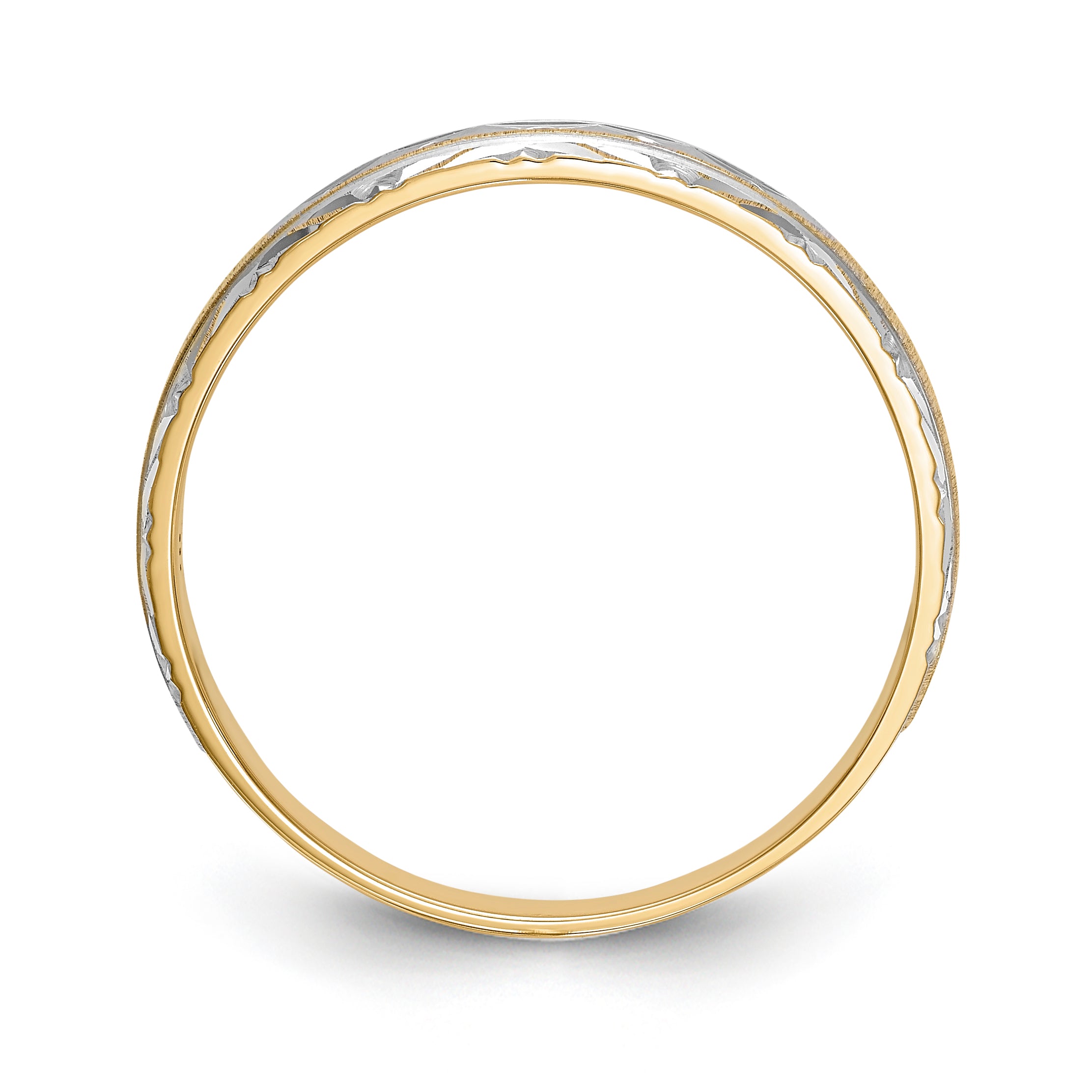 14k and Rhodium AA Quality 1/20 carat Diamond Trio Mens Complete Wedding Band