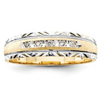 14k Men's Band (Trio) Mounting