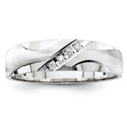 14k White Gold Men's Band (Trio) Mounting