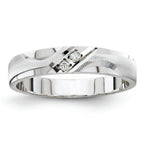 14k White Gold Ladies Band (Trio) Mounting