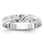 14k White Gold Ladies Band (Trio) Mounting