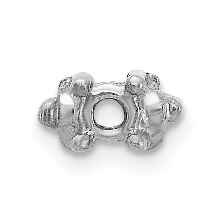 14K White Gold Head, up to 2.75mm Dia., X852 Add-a-Diamond Bracelet Main image