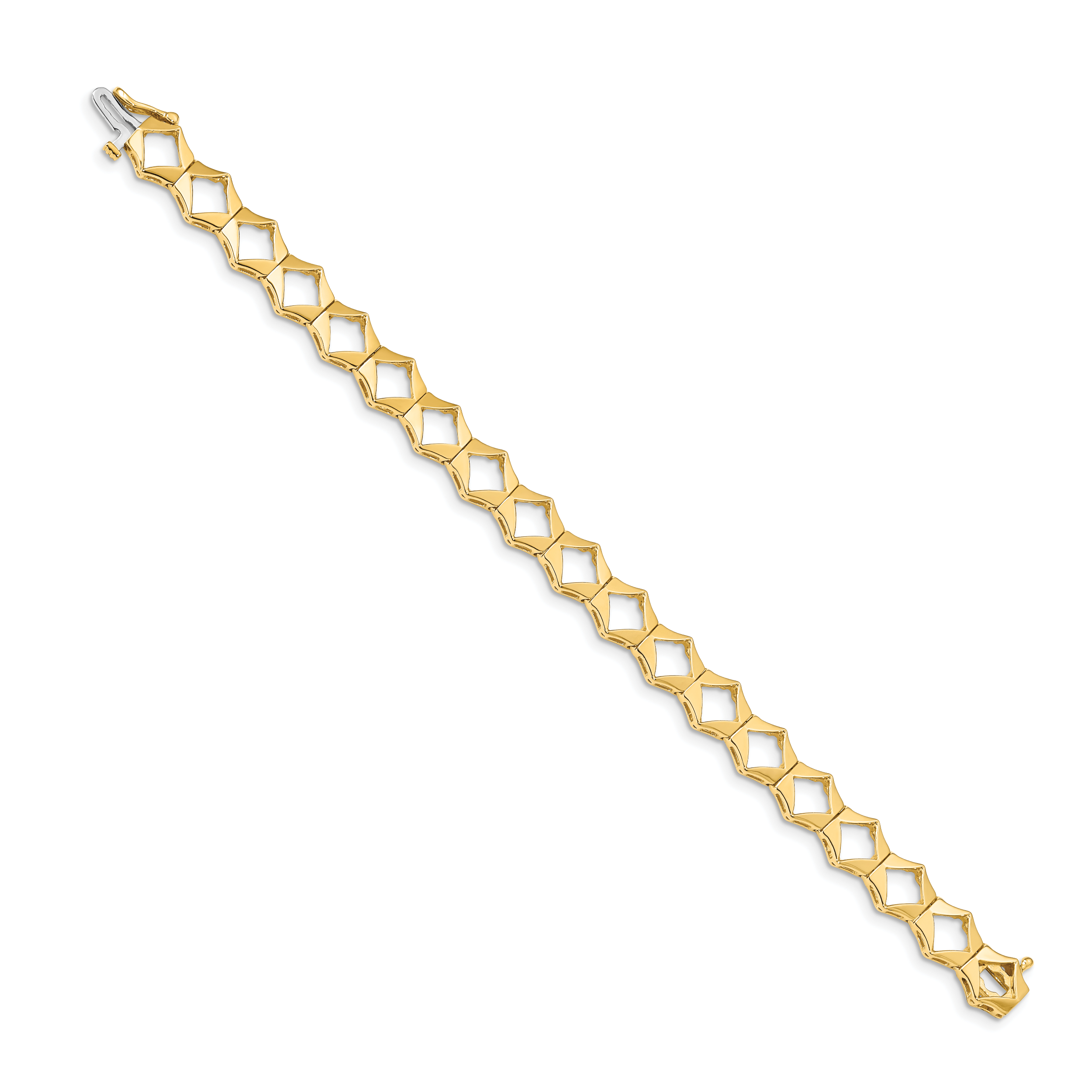 14k Holds 19 up to 3.25mm Stones, Add-a-Diamond Tennis Bracelet Secondary image