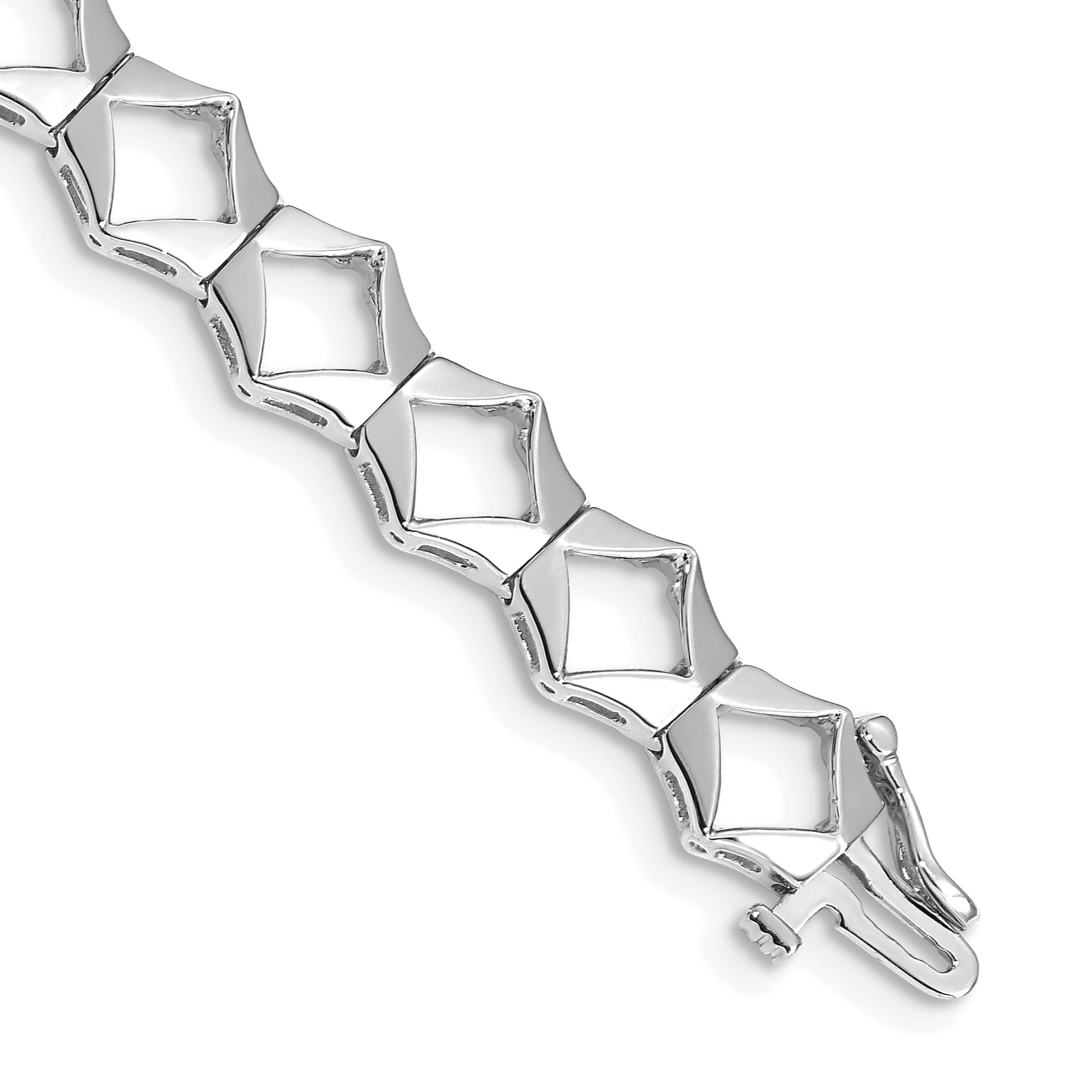 14k WG Holds 19 up to 3.25mm Stones, Add-a-Diamond Tennis Bracelet Main image