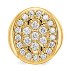 14K A Diamond men's ring