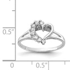 14K White Gold A Diamond ring