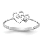 14K White Gold .03ct. Diamond Fancy Ring Mounting