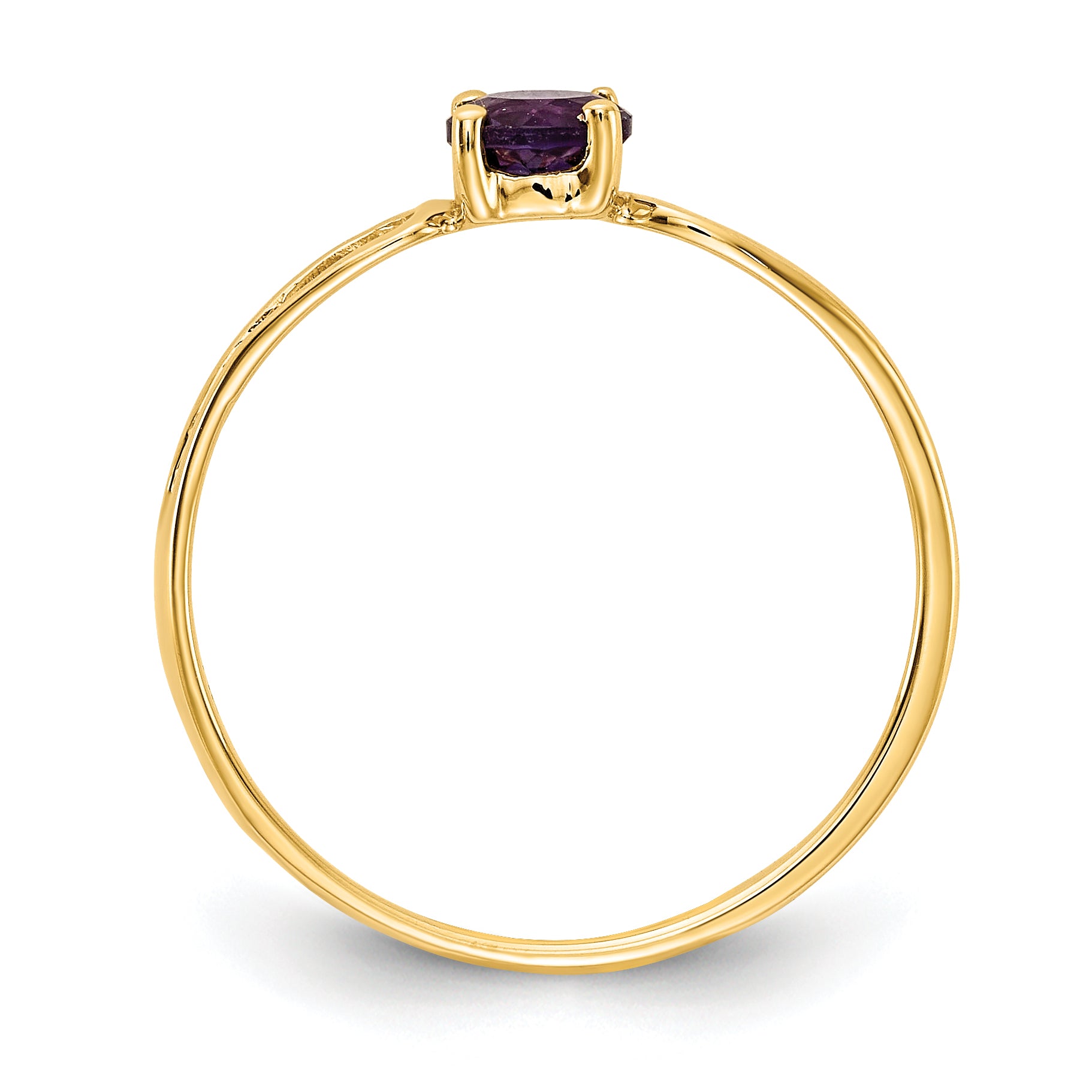 14k Amethyst ring