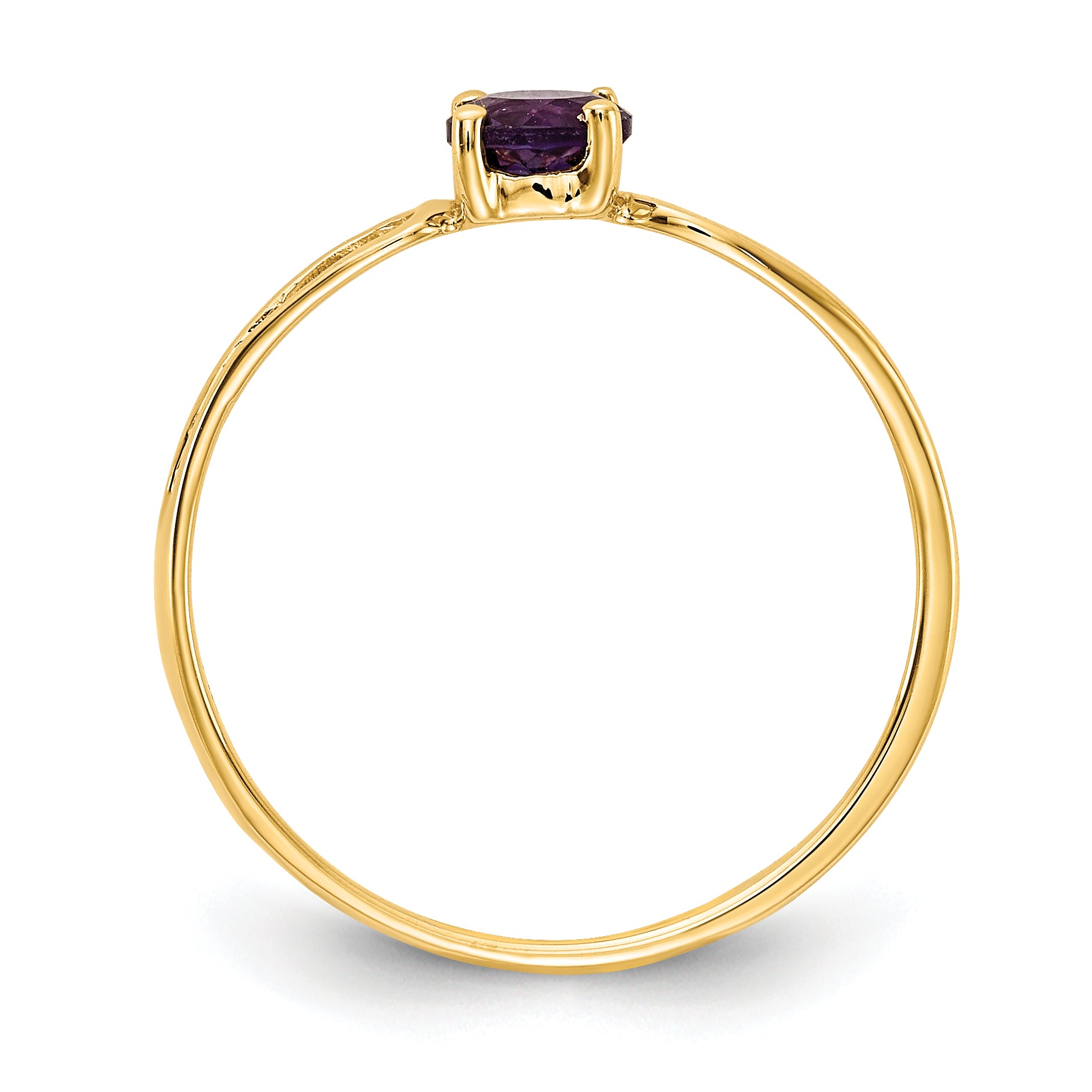 14k Amethyst ring Secondary image