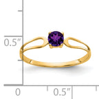14k Amethyst ring