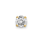 14K Single Stud Diamond Earring