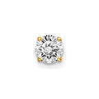 14K Single Stud Diamond Earring