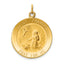 14K Saint Francis Medal Pendant