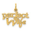 14K Perfect Wife Charm