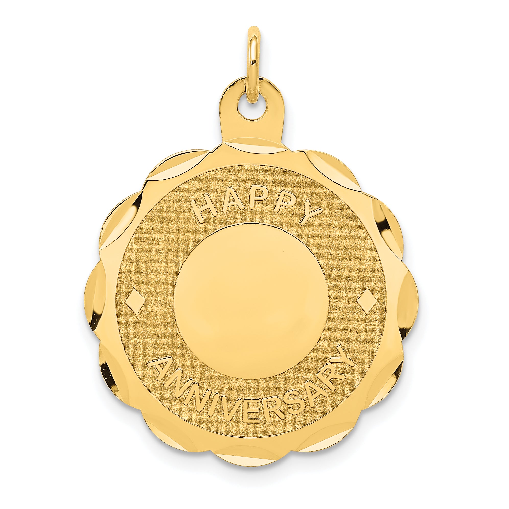 14K Happy Anniversary Charm Main image