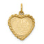 14K #1 Granddaughter Disc Charm