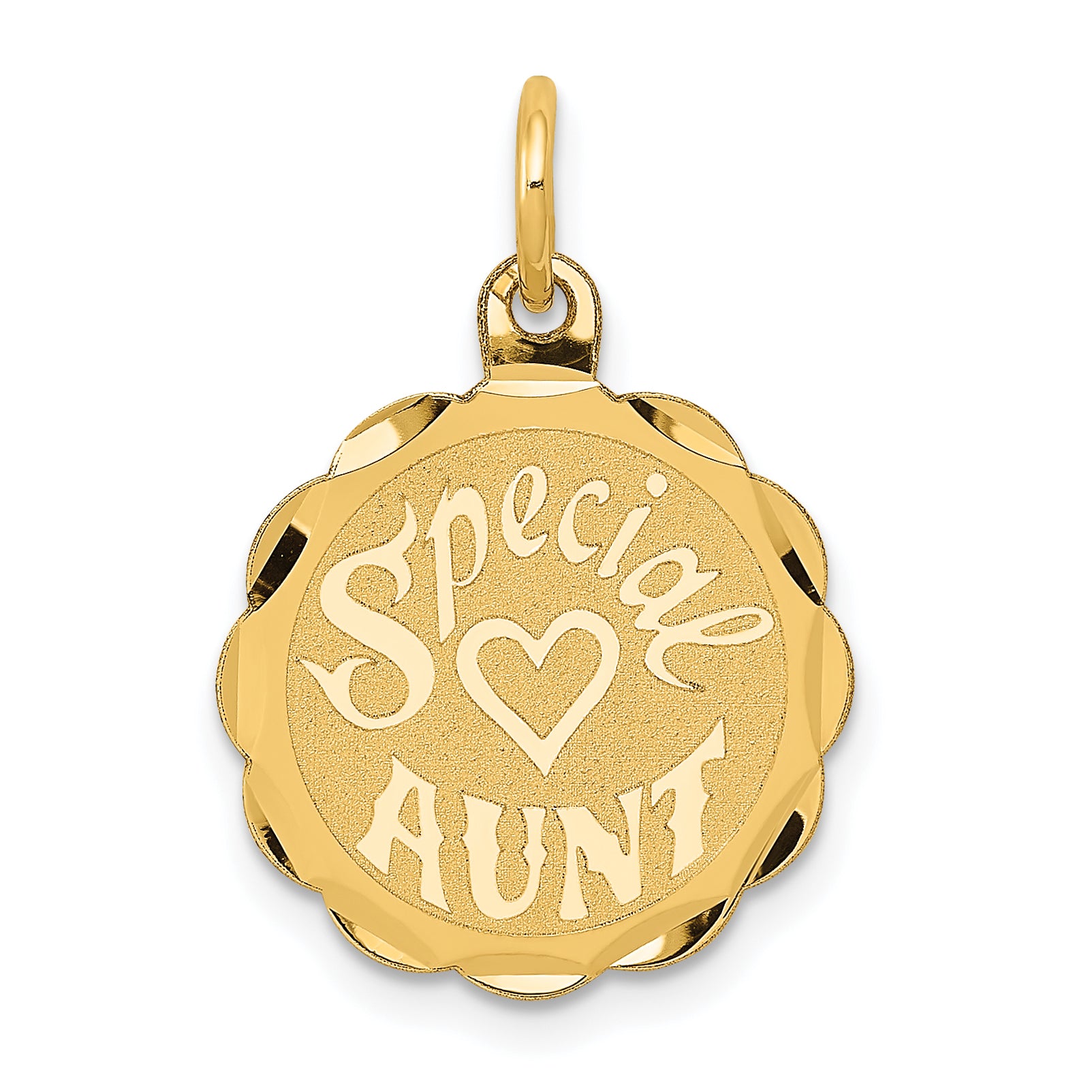 14K Special Aunt Charm Main image
