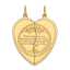 14K Mizpah Charm