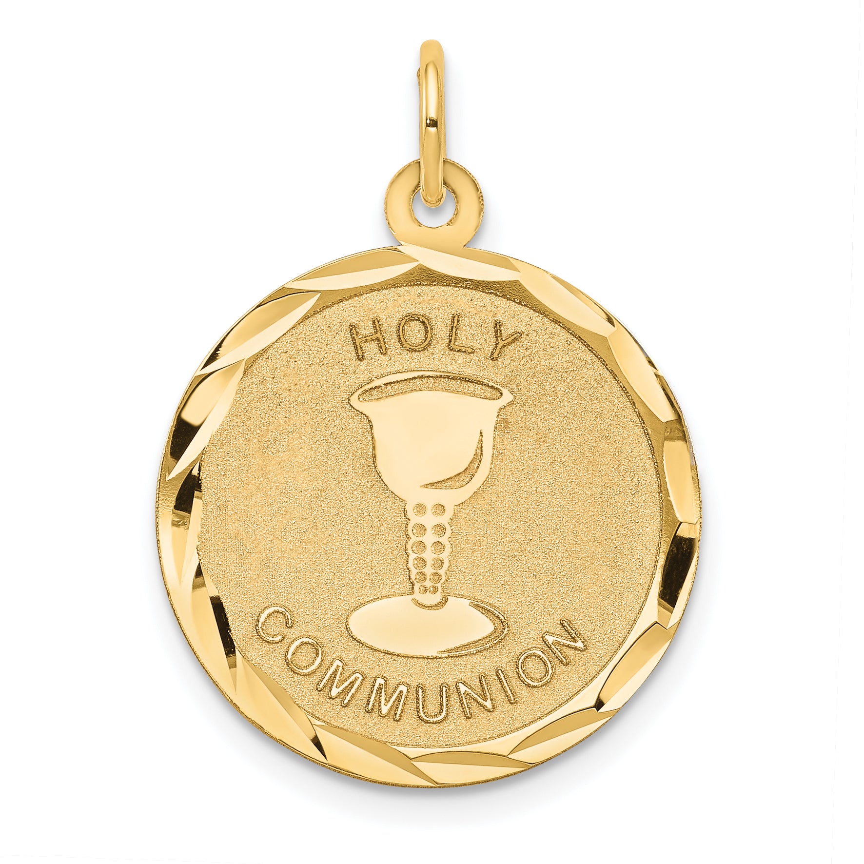 14K Holy Communion Disc Pendant Main image