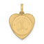 14K My Confirmation Heart Disc Charm