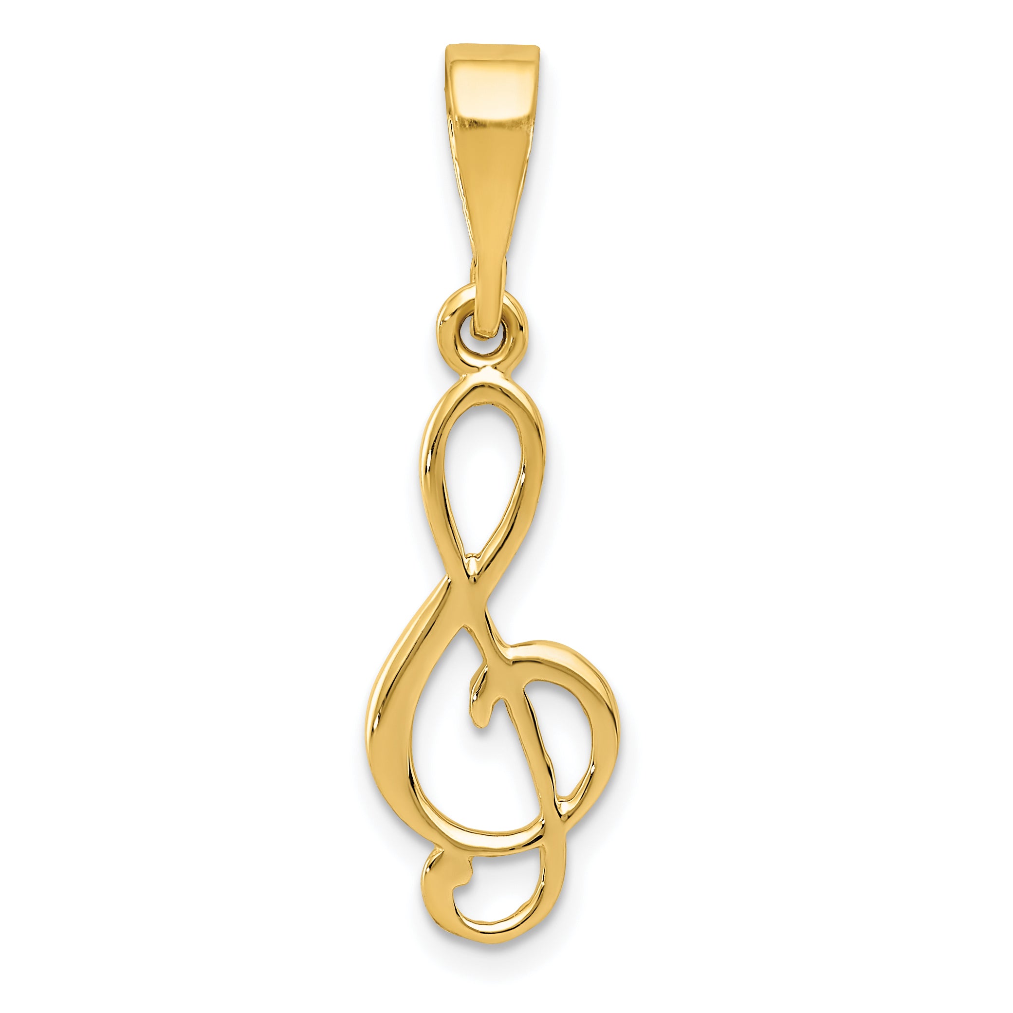 14K Treble Clef Charm Main image