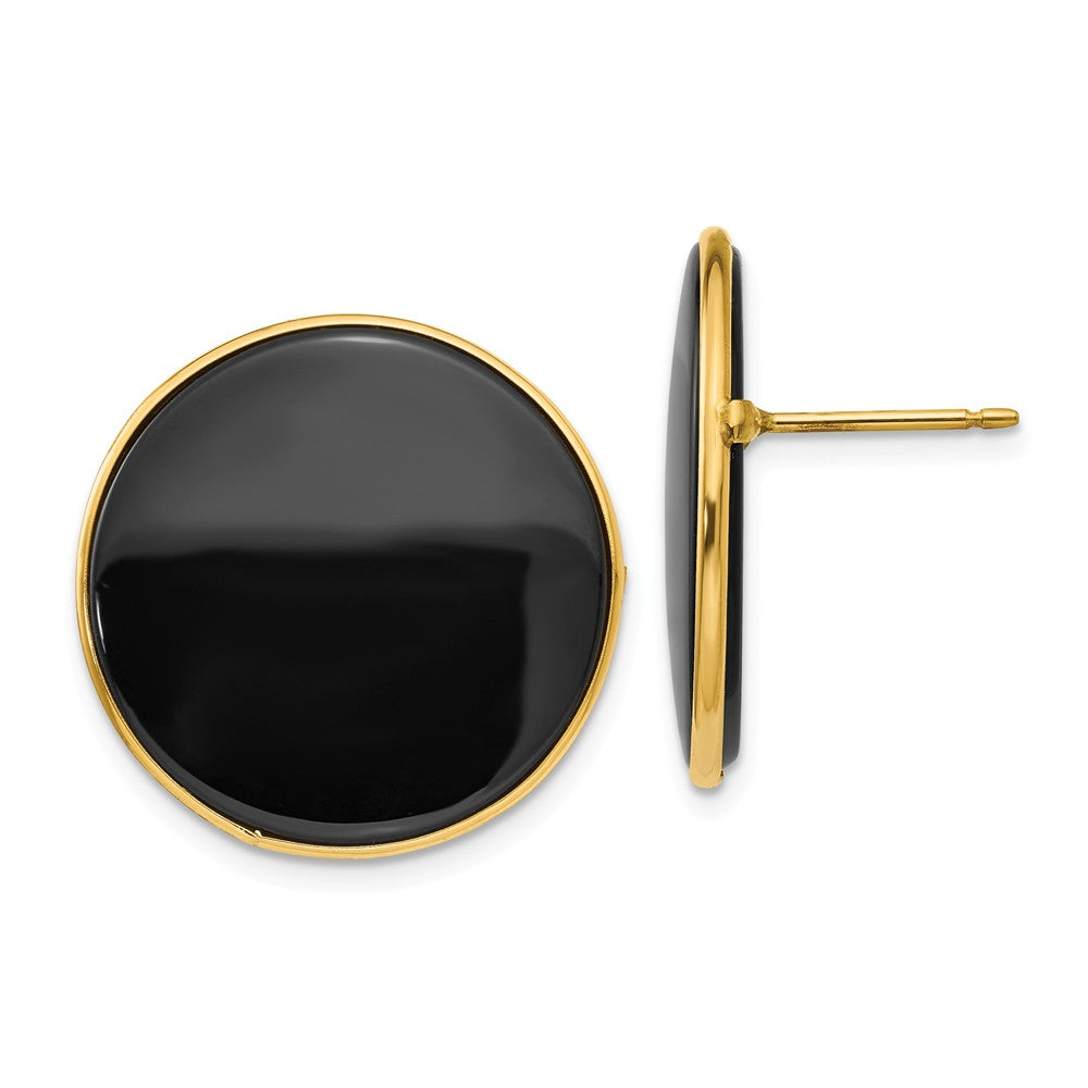 14K Black Onyx Earrings Main image