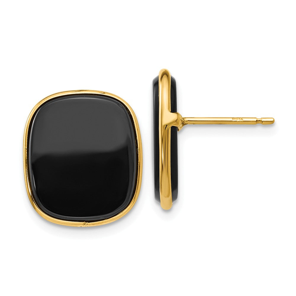 14K Black Onyx Earrings Main image