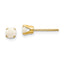 14K 4mm October/Opal Post Earrings