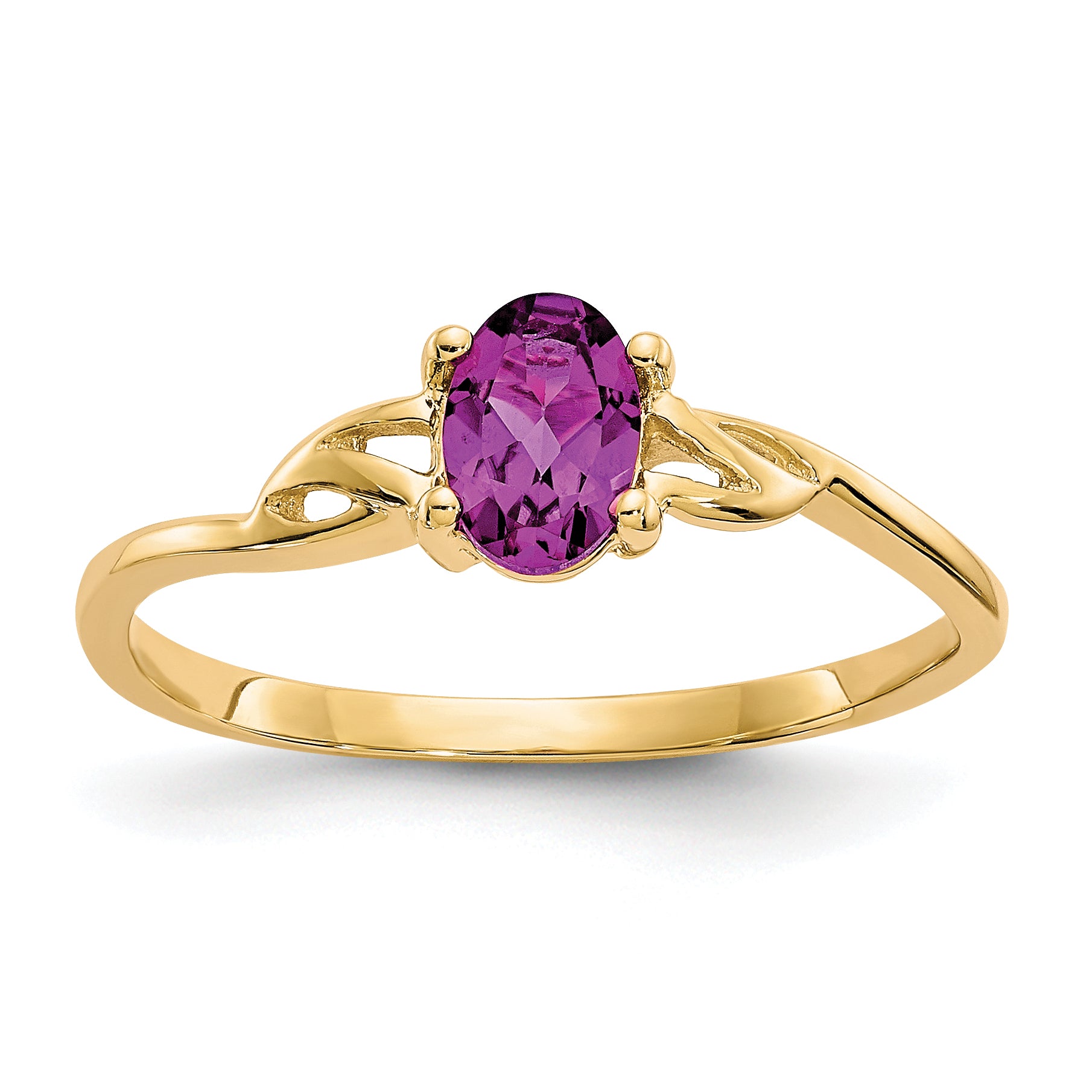 14k Rhodolite Garnet Birthstone Ring Main image