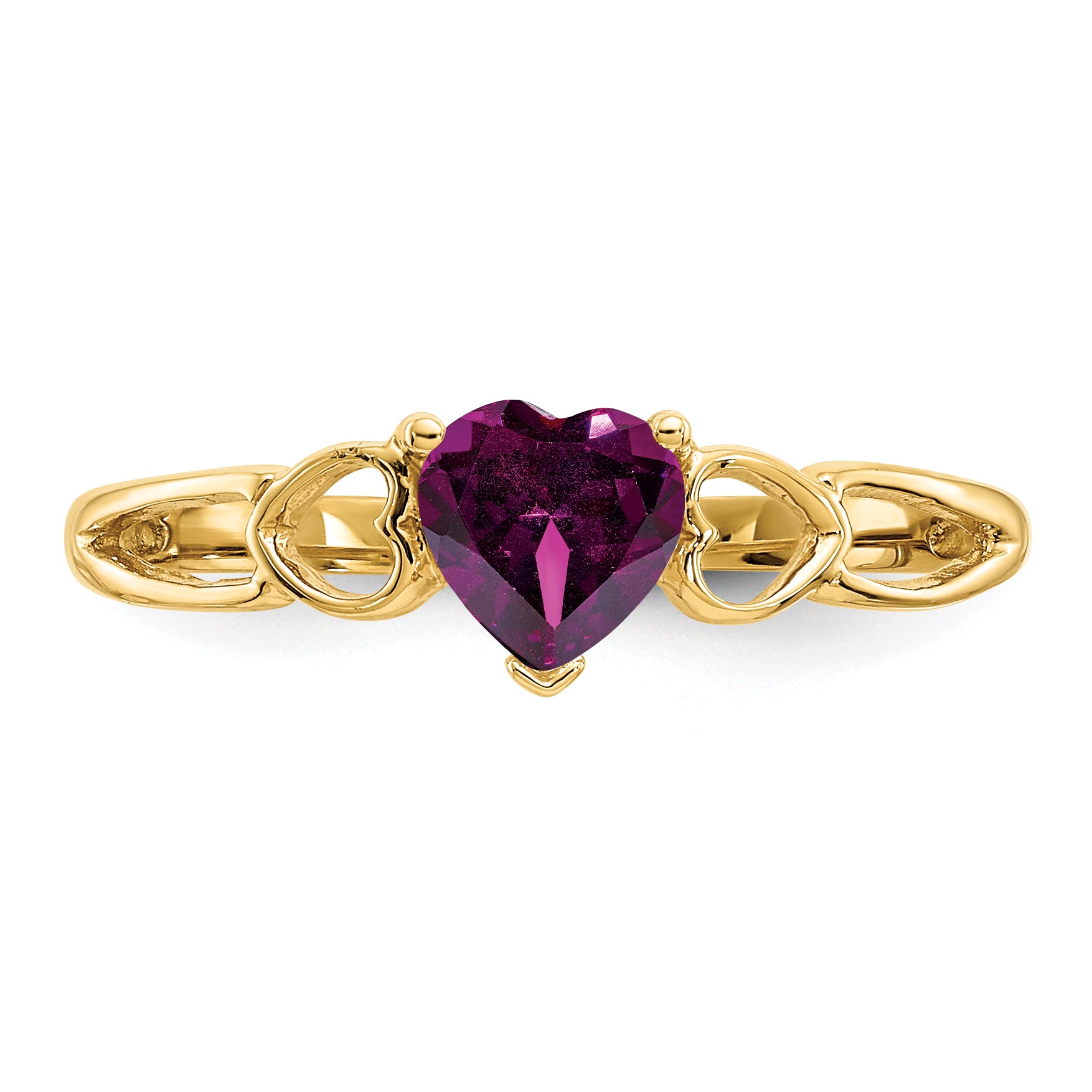 14k Rhodolite Garnet Birthstone Ring