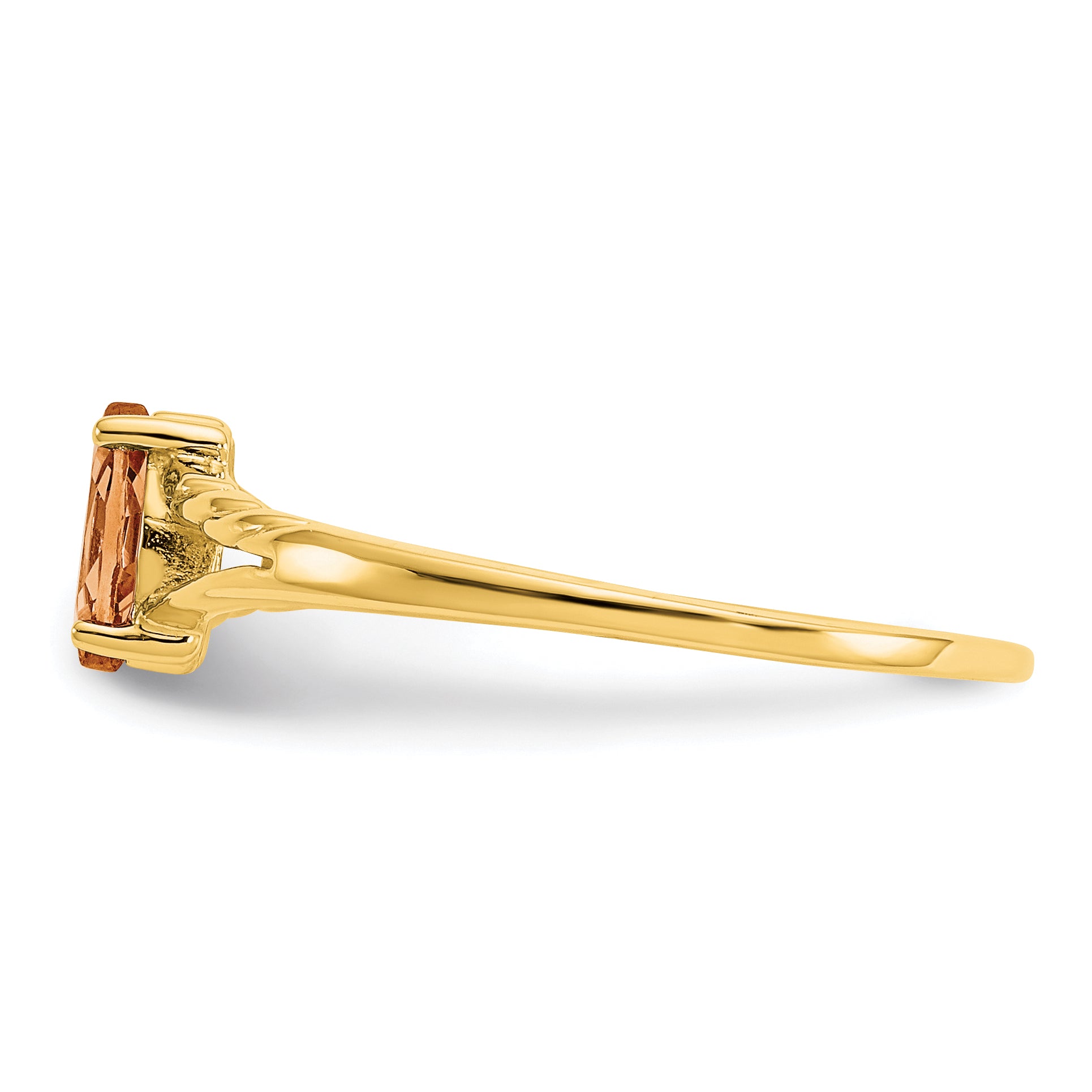 14k Citrine Birthstone Ring