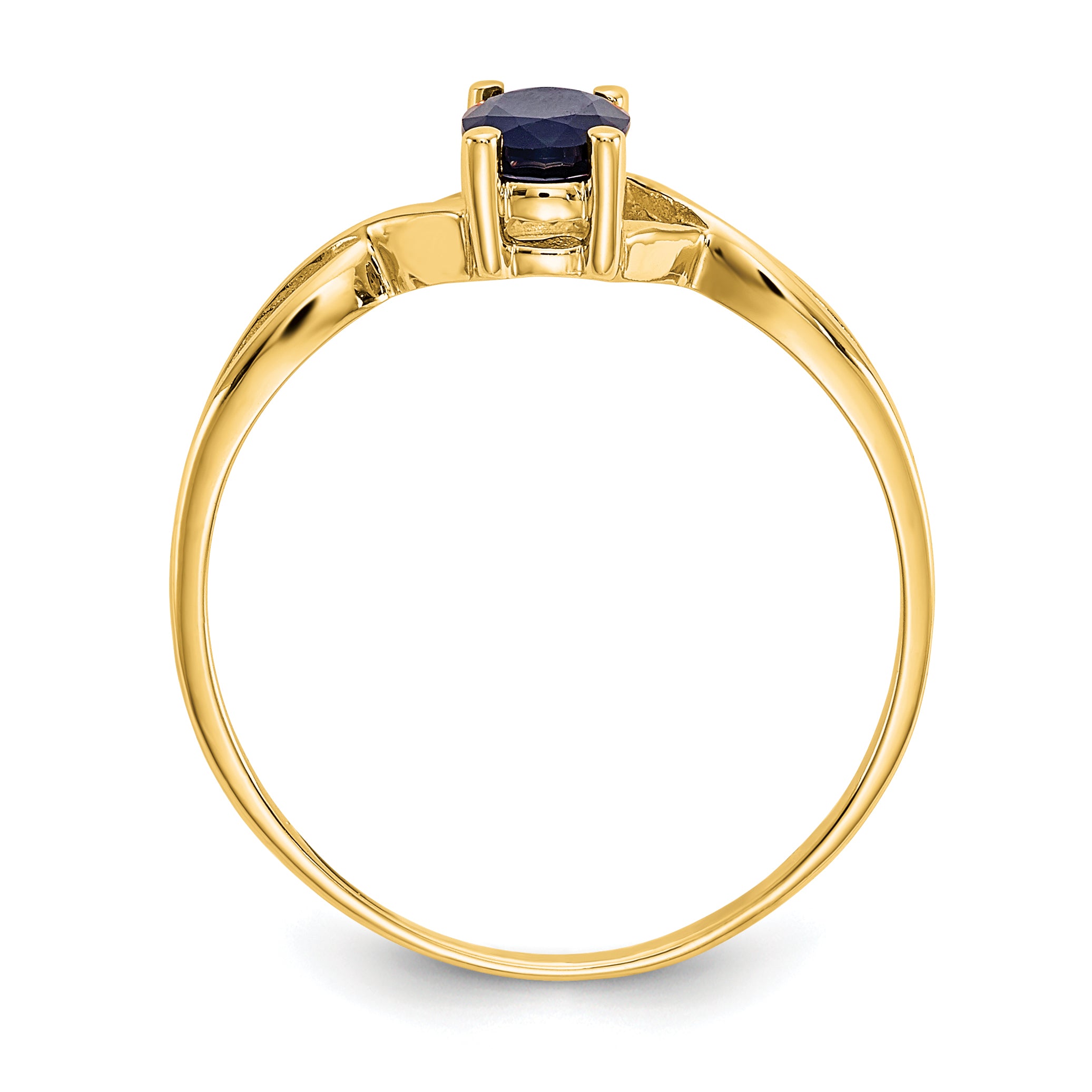 14k Sapphire Birthstone Ring