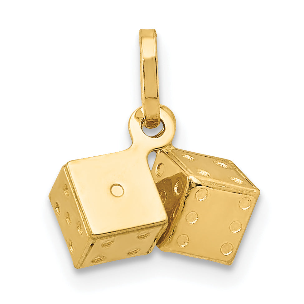 14K Dice Charm Main image